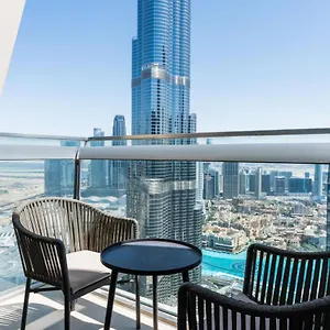 Vacay Lettings - Burj Vista High Floor Burj Khalifa & Fountain View دبي